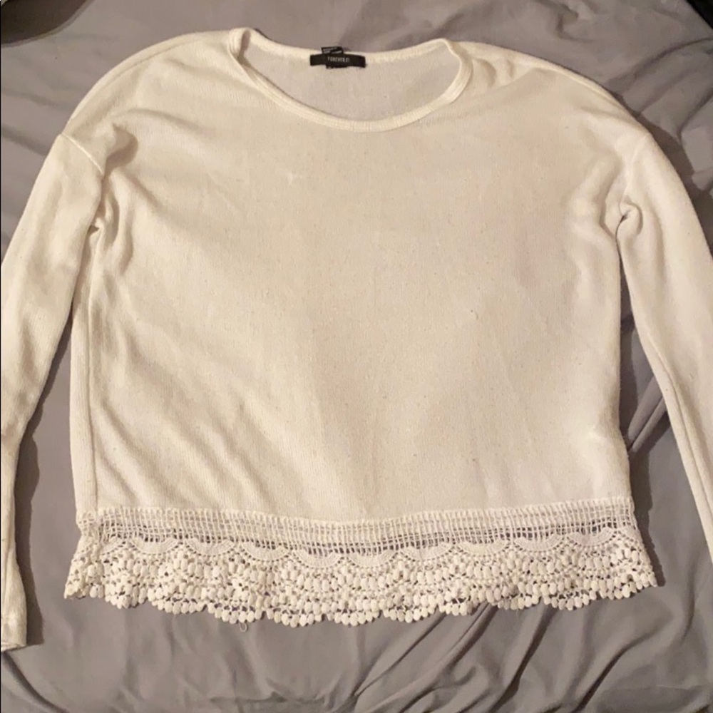 White sweater